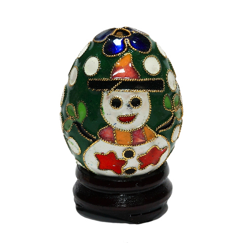 Ei S, Osterei, Deko, Cloisonne Emaille, 0462 - zum Schließen ins Bild klicken